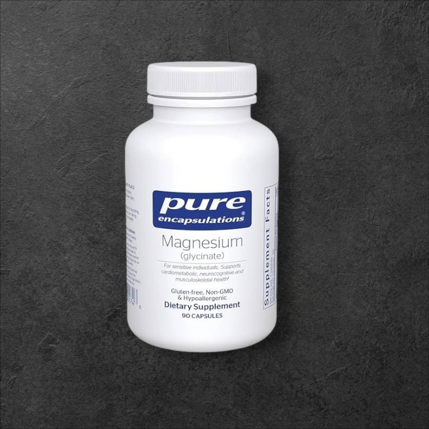 π PURE ENCAPSULATIONS MAGNESIUM GLYCINATE - Calm, Clean, Complete.