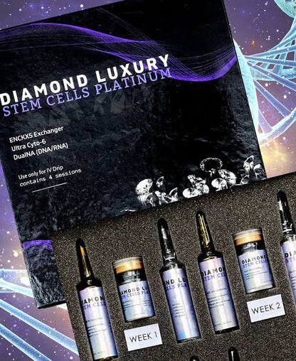 ✨ Diamond Luxury Stem Cells Platinum - Awaken your cells, reveal your diamond glow. ✨