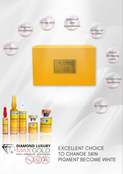 🌟Diamond Luxury Max Gold - (Premium Whitening & Anti-Aging Drip)-Liquid Gold of Youth🌟