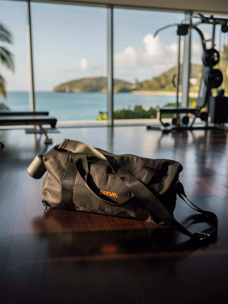 Secret Santa Gym Duffel 🎒